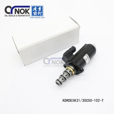 Machinery Electronic Parts Diesel Excavator Solenoid Valve KDRDE5K31 30C50-102-T For SK200-6E SK230-6E