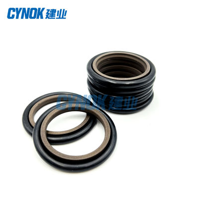 Резиновый цвет Брауна уплотнения шага уплотнений гидравлического масла HBTS PTFE